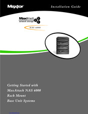 Maxtor MaxAttach NAS 6000 Installation Manual