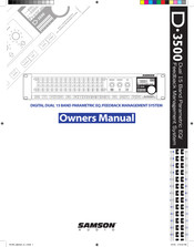 Samson D3500 Owner's Manual
