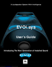 JBL EVOi.net User Manual