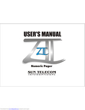 Sun Telecom ZII User Manual