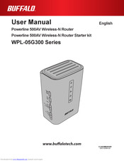 Buffalo Tech WPL-05G300 Series User Manual