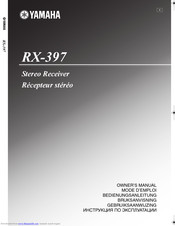 Yamaha RX-397 Owner's Manual