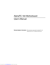 DEC AlphaPC 164 User Manual