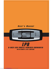 Ssl LP8 User Manual