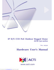 ACTi ACM-75 1 Series Hardware User Manual