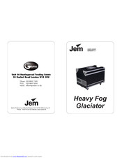 JEM HEAVY FOG GLACIATOR User Manual