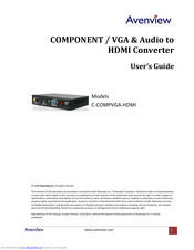 Avenview C-COMPVGA-HDMI User Manual