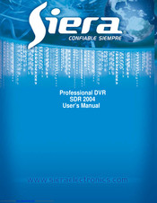 Siera SDR 2004 User Manual