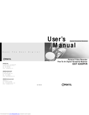 Opentech ODT 4200PVR User Manual