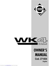 General Music WK4 Owner's Manual
