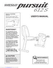 Weslo WLEX20480 User Manual