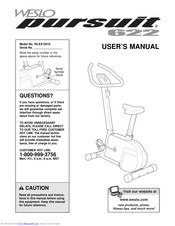 Weslo Pursuit 622 User Manual