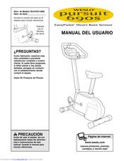 Weslo WLEVEX14500 Manual Del Usuario