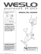 Weslo Pursuit R 20 Manual Del Usuario