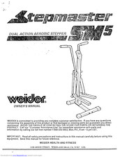 Weider Sm5 Stepmaster Dual Action Manual
