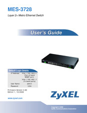 ZyXEL Communications MGS-3712/MES-3728 User Manual