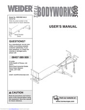 Weider Total Body Works 5000 User Manual