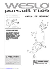 Weslo Pursuit T 149 Bike Manual Del Usuario