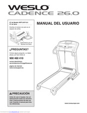 Weider Welso Cadence 26.0 Treadmill Manual Del Usuario