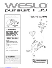 Weslo WLEVEX0936.0 User Manual