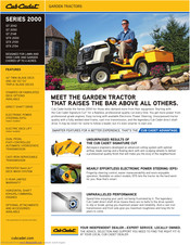 Cub Cadet GT 2042 Garden Tractor Brochure