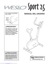 Weslo WLEVEX09940 Manual Del Usuario