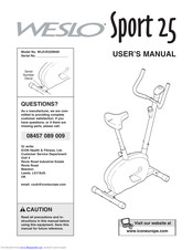 Weslo WLEVEX09940 User Manual