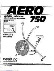 Weslo outlet aero 750