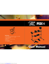 Pyle PED04 Manual