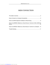 Medeli PTED05 How To Use Manual