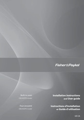 Fisher and Paykel OB24SDPX Installation Instructions Manual