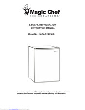 Magic Chef MCAR240B User Manual