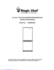Magic Chef MCBM920W User Manual