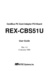 Ratoc Systems REX-CBS51U User Manual