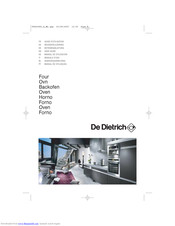 DeDietrich DOV745 Series User Manual