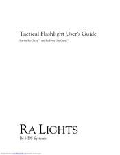 Ra Lights Ra Every Day Carry User Manual