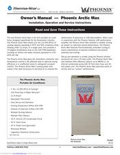 Phoenix Phoenix Arctic Max Owner's Manual