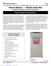 Phoenix Arctic Max TS-388 Owner's Manual