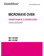 Goldstar GoldStar Owner's Manual & Cooking Manual