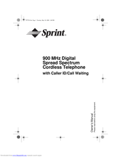 Sprint Spread Spectrum Cordless Telephone Owner's Manual