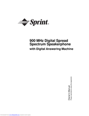 Radio Shack Digital Spread Spectrum Speakerphone Owner's Manual