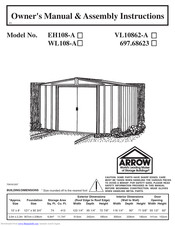 Arrow 697.68623 Owner's Manual & Assembly Instructions