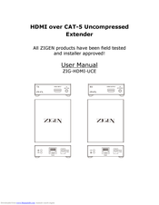 Zigen ZIG-HDMI-UCE User Manual