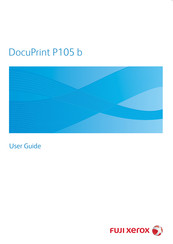 Fuji Xerox DocuPrint P105 b User Manual