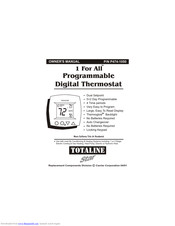 TOTALINE 1 For All P474-1050 Owner's Manual