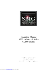 Santa Barbara Instrument Group STXL Series Operating Manual