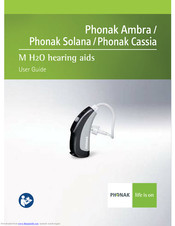 Phonak M H20 User Manual
