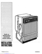 Kenmore 5871540590 Guide Installation Instructions Manual