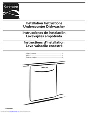 Kenmore 66514214K901 Installation Instructions Manual