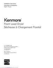 Kenmore 41798022000 Installation Instructions Manual